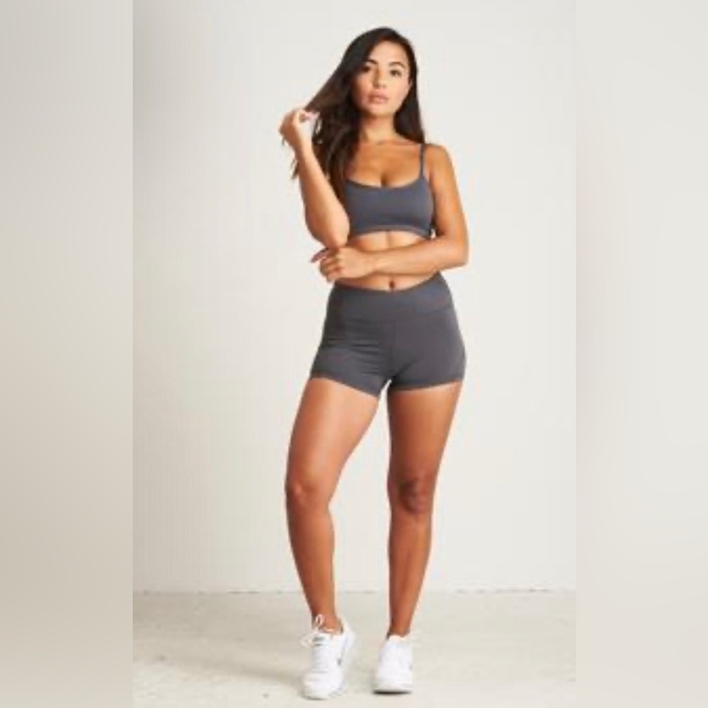 Dark Grey Flex fit Activewear Shorts